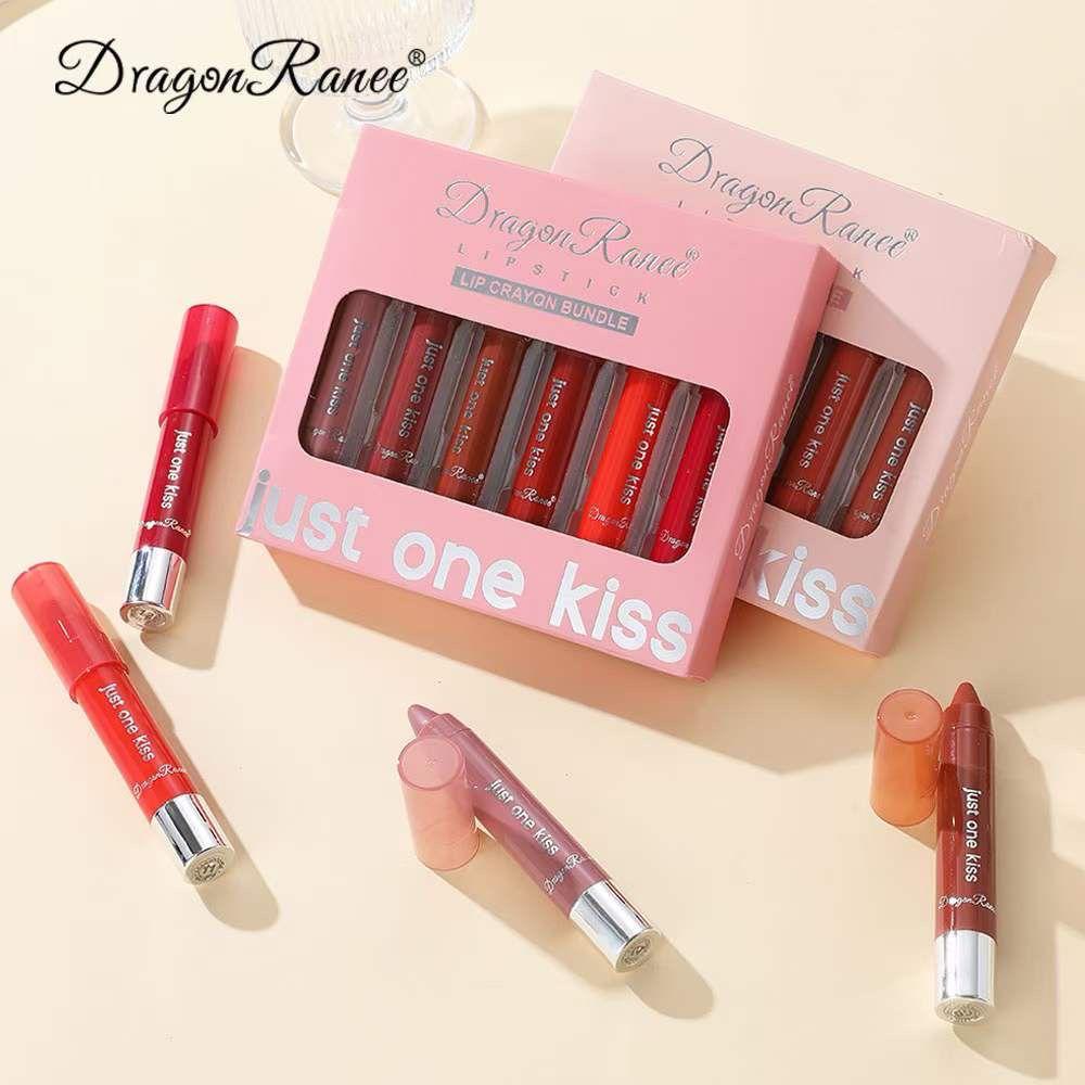 Dragon Ranee Just One Kiss Lipstick Crayon Bundle 6PCS Set-B Lyeza