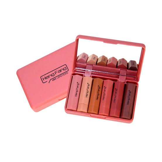 Heng Fang Mini Lipstick 6Pcs Pocket Friendly Makeup Kit Lyeza